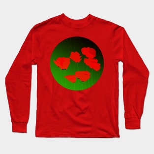 Red Flowers Long Sleeve T-Shirt